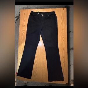 Gently Used NINE WEST Dark Blue Jeans w/ Bootcut.Sz Label: W 8/28 But Fits 30/30